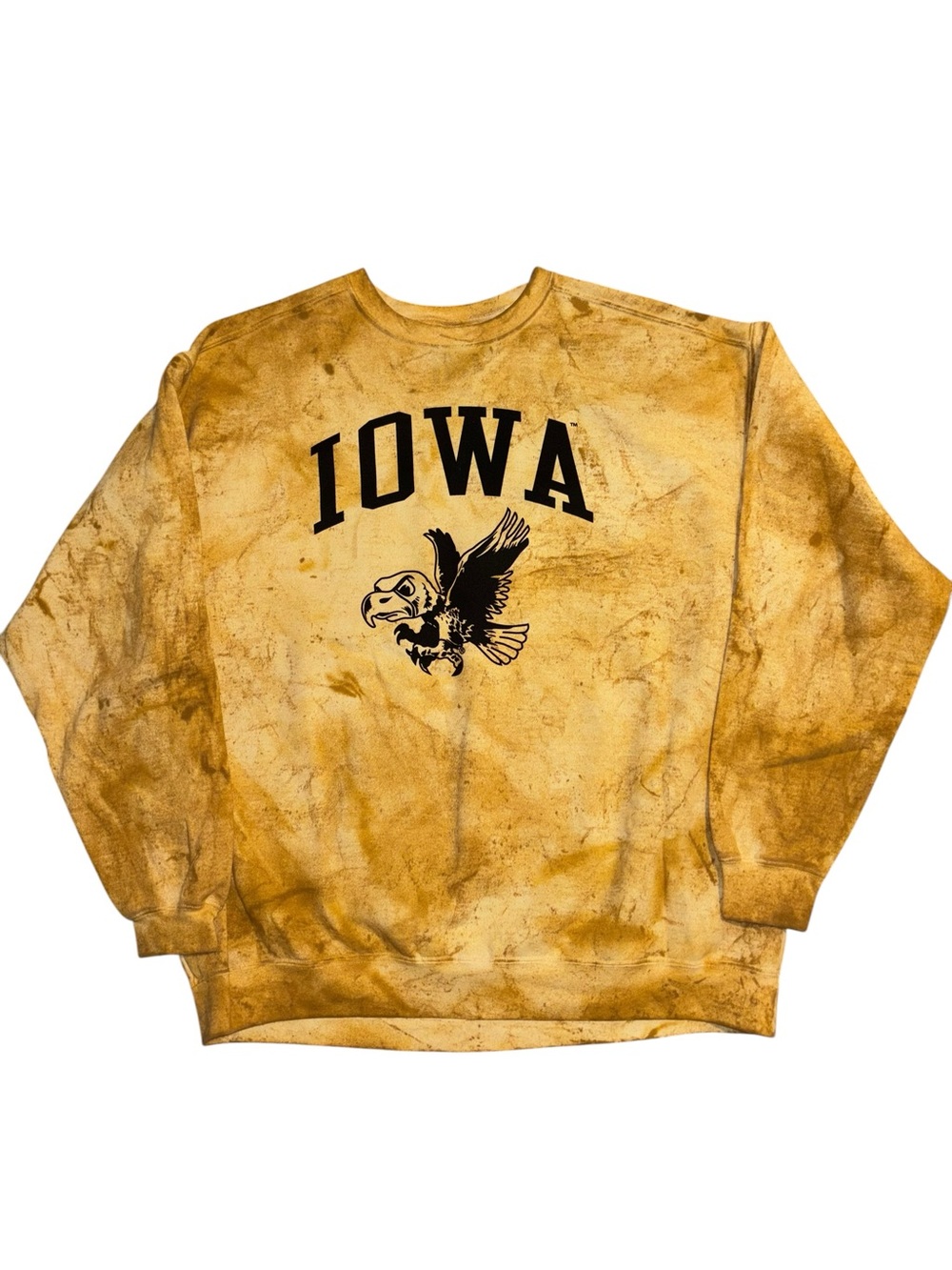 Iowa Hawkeyes Graphic Crewneck Sweatshirt Size 2XL